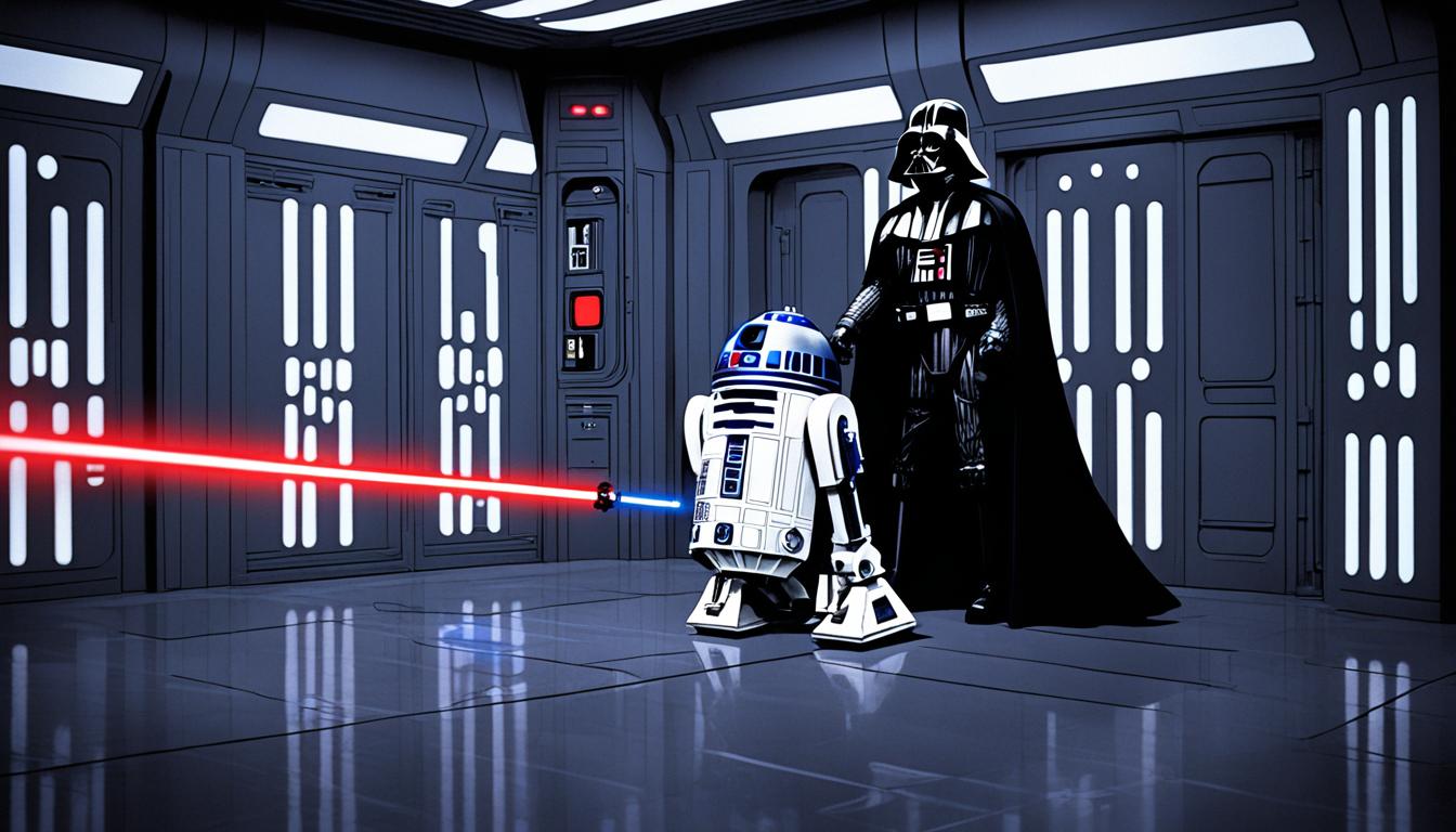 Vader, R2-D2, encounter