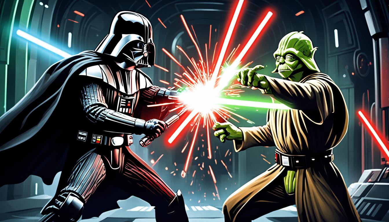 Vader, Yoda, confrontation