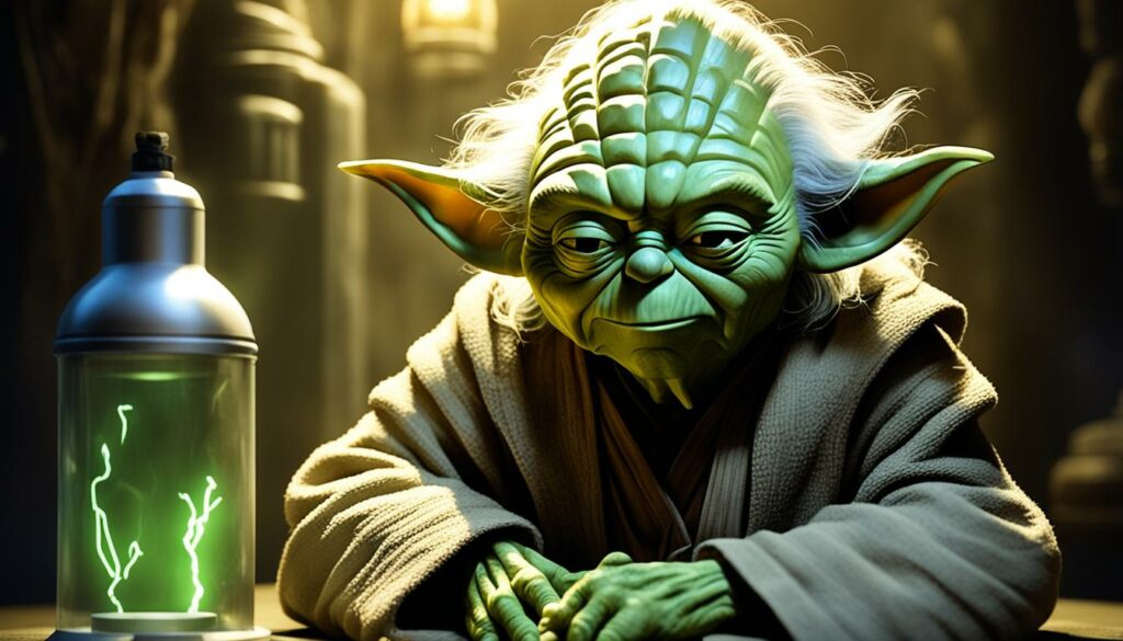 Yoda reflecting on his loss of hope