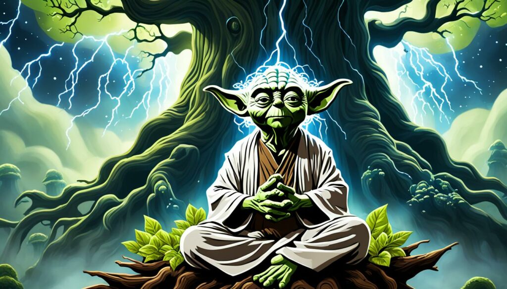 Yoda's spiritual journey on Dagobah
